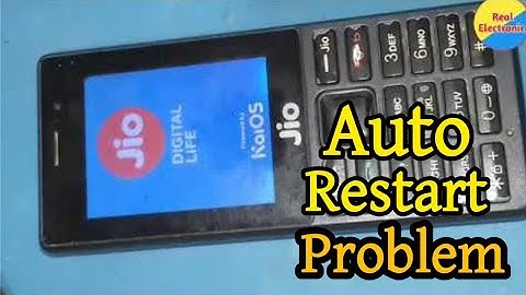 f220b | auto restart problem | All Jio Mobile on off Solution | Real Electronic