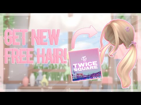 GET TWICE BLONDE PIGTAILS FREE HAIR 🤩🥰 Roblox New Free Hair / TWICE  Square 