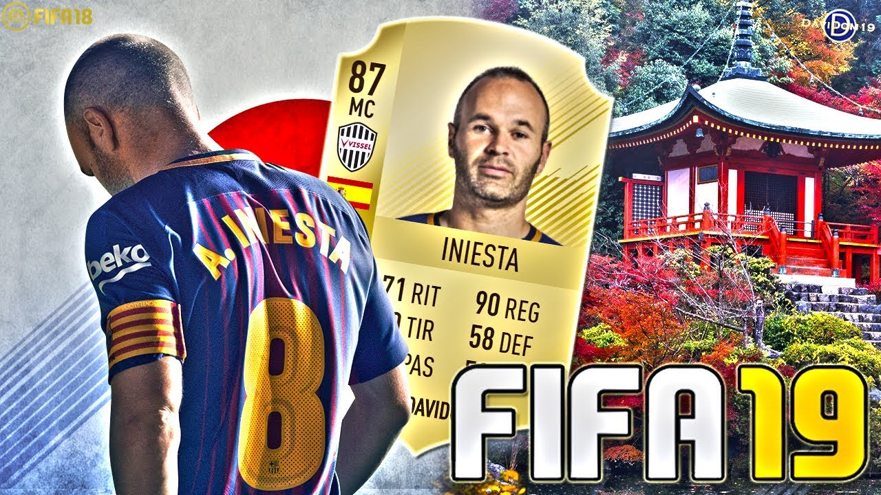 🔥 ANDRÉS INIESTA SEGUIRÁ EN FIFA 19 !!!! 😊😊 FICHA POR EL