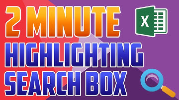 Excel 2016 : How to Create a Highlighting Search Box