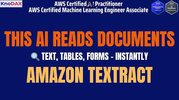 Amazon Textract Tutorial | Extract Text, Tables, and Forms from Documents with AI