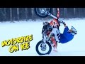 How to setup motorbike on ice