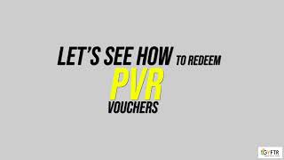 How To Redeem PVR gift vouchers| GyFTR