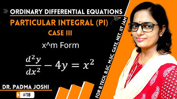 Rules for finding particular integral case 3 in differential equations  finding cf and pi in ODE #1