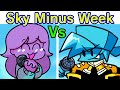 Friday Night Funkin' - VS Sky Minus FULL WEEK + Cutscenes All Endings (FNF Mod/Hard) (Minus Sky)