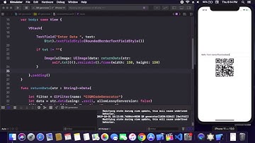 QR Code Generator In SwiftUI - How To Generate QR Code In SwiftUI - QR Code In SwiftUI