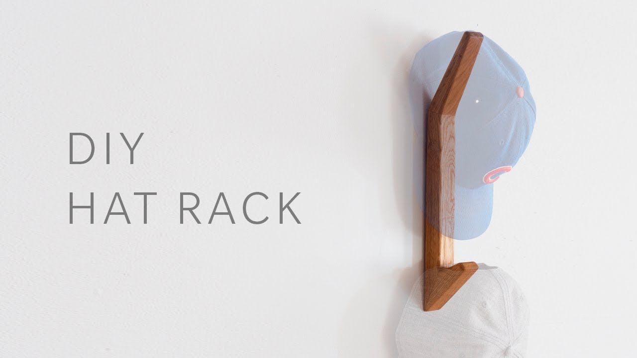 DIY Hat Rack - Woodworking - YouTube