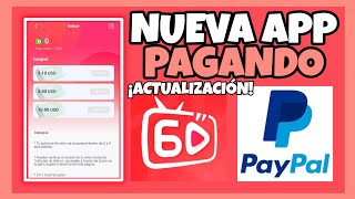 📽️💸🎮 ¡60sTV! UPDATE 🤯 NUEVA APP PARA GANAR HASTA 0.10 USD A PAYPAL VIENDO DRAMAS 🎮💸📽️ LEGIT💯 screenshot 3