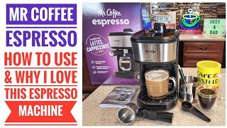 REVIEW Mr. Coffee Steam Espresso Cappuccino Latte Maker BVMC-ECM171 How to Make Espresso