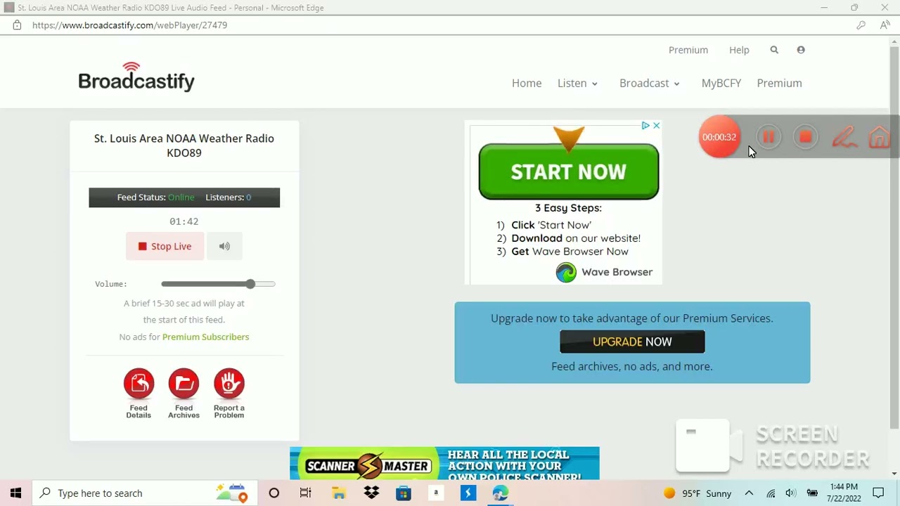 Noaa weather radio station KDO 89 st louis Mo YouTube