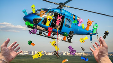 Fun Helicopter Adventure – Finding Sprunki Before Landing