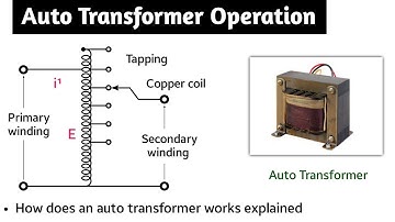 auto transformer in hindi | auto transformer working | auto transformer construction | animation
