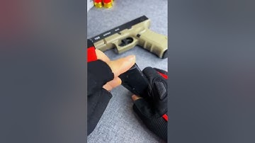 Glock semi-automatic soft bullet ejection toy gun #gelblaster #toygun #dartblaster #toy
