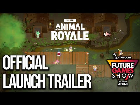 Super Animal Royale Launch Trailer - Future Games Show GamesCom 2021