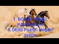 1. BÖLÜM 4.DERS TEMEL KAVRAMLAR Pozitif-Negatif sayılar (9. SINI, DGS VE ÜNİVERSİTE HAZIRLIK)