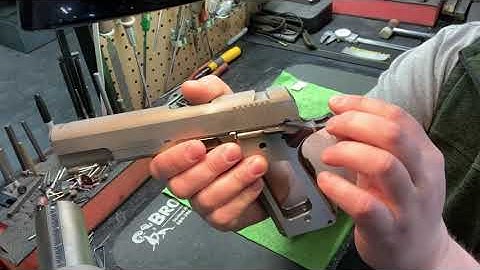 1911 Gunsmithing: Hand blending the slide/frame/grip safety