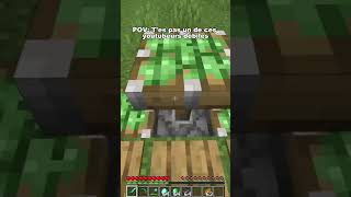 POV: t'es pas un youtubeur débile #minecraftshorts #humour #youtube #memes #drole #minecraft