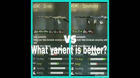ASM1 Strider or ASM1 Speakeasy?