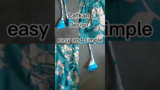 ✨latkan design✨ #different #unique #easy #simple #youtubeshorts #you'll love