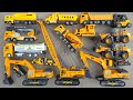 Compactor crane excavator bulldozer loader mixer truck dump truck forklift truck skylifft