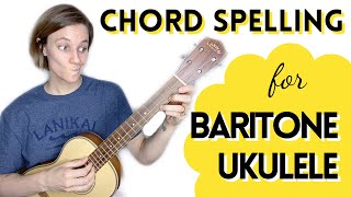Chord Spelling for Baritone Ukulele // Music Theory for Ukulele