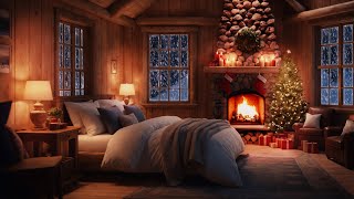 Fall asleep with a cozy winter feeling with the warm sound of a fireplace