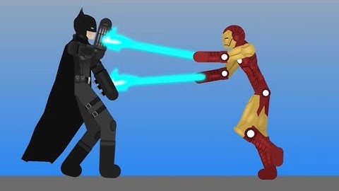 Batman VS Iron man (stick nodes animation)