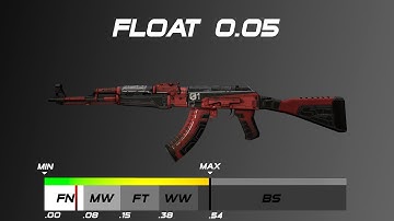 CSGO AK-47 | Orbit Mk01 - Skin wear/float