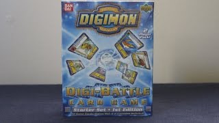 DIGIMON DIGI-BATTLE CARD GAME SERIES - STARTER DECK OPENING