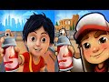 Shiva Subway streat Run 🆚 Subway surfers Rome Map Comparison