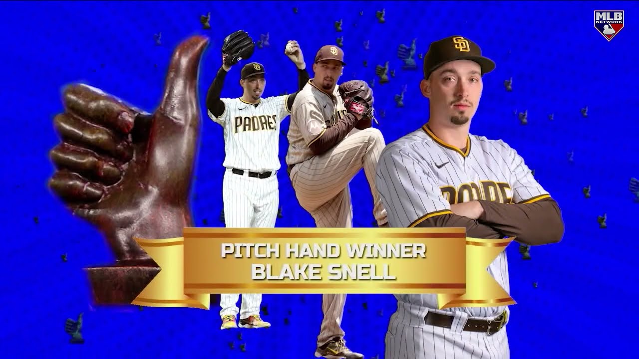 Blake Snell wins Pitch Hand Award for July! 