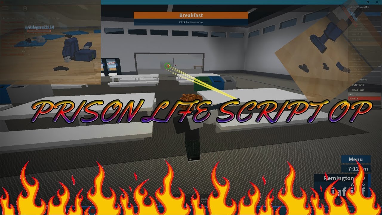 roblox prison life infinite ammo script