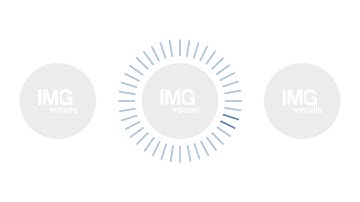 Single line highlights in continuous circle motion loading icon animation