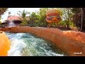 [4K] Cloudy with a Chance of Meatballs Water Rapids Ride - MotionGate Theme Park