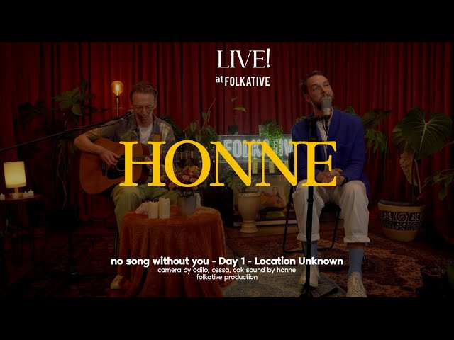 HONNE Acoustic Session | Live! at Folkative class=