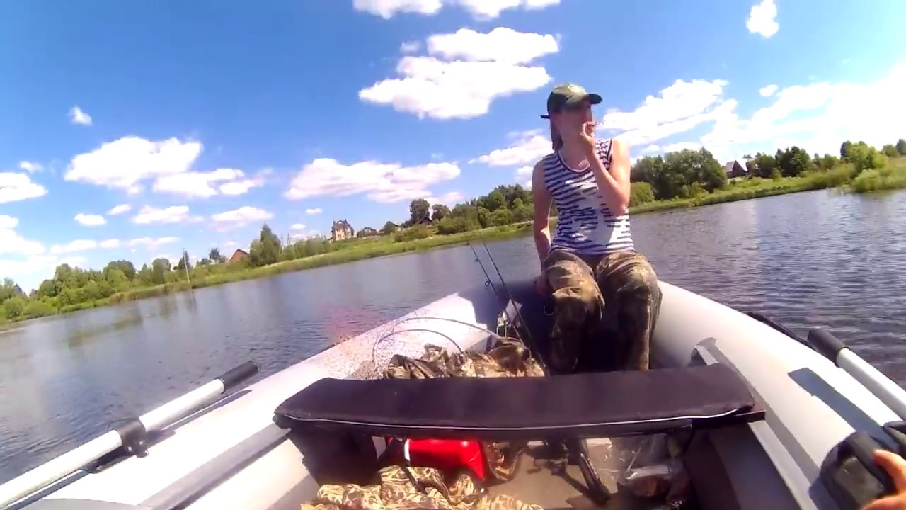 Рыбалка на реке Кубрь. - YouTube