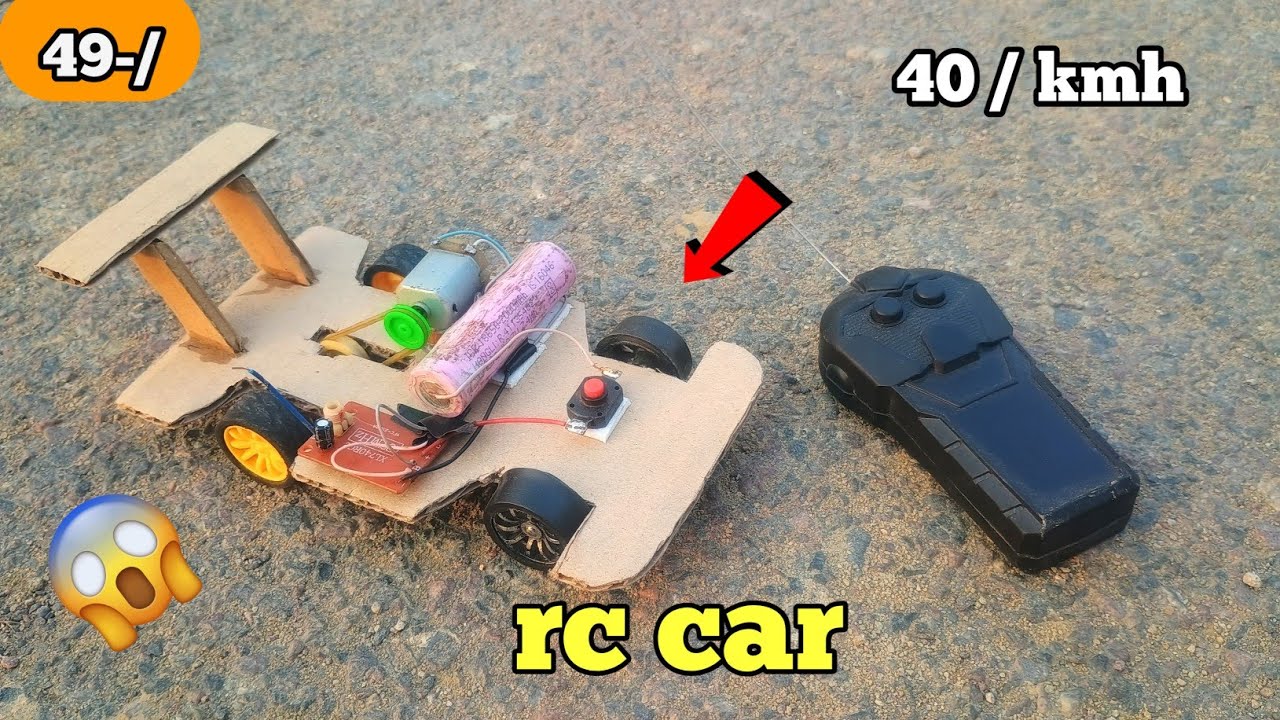 Remote Control Car Science Project How to Make Rc Car at Home 😍 ll Remote control Car Making at Home ll ...