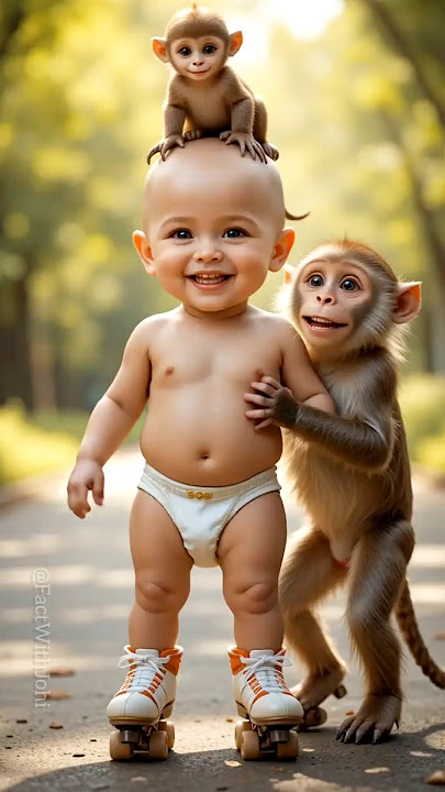 #monkey #babydance #cutebaby #funnyanimals #trending #dancevideo #funnyvideo #viraldance #0712