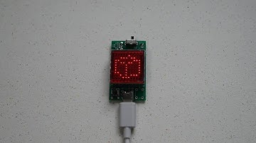10x10ドットマトリクスLED LT-5003D使用Arduino互換基板