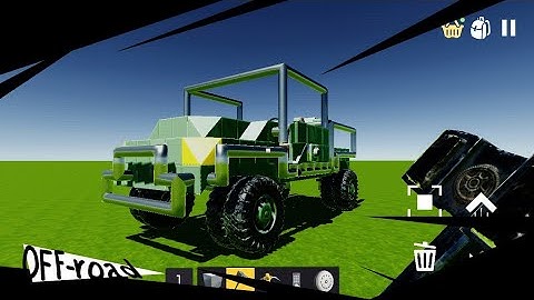 Off-road Jeep in Evertech Sandbox