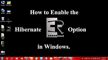 How to enable the Hibernate option in windows 7,8,10 in Hindi.