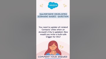 Salesforce Developer Interview question of the day|| Trigger Based Scenario question #salesforce