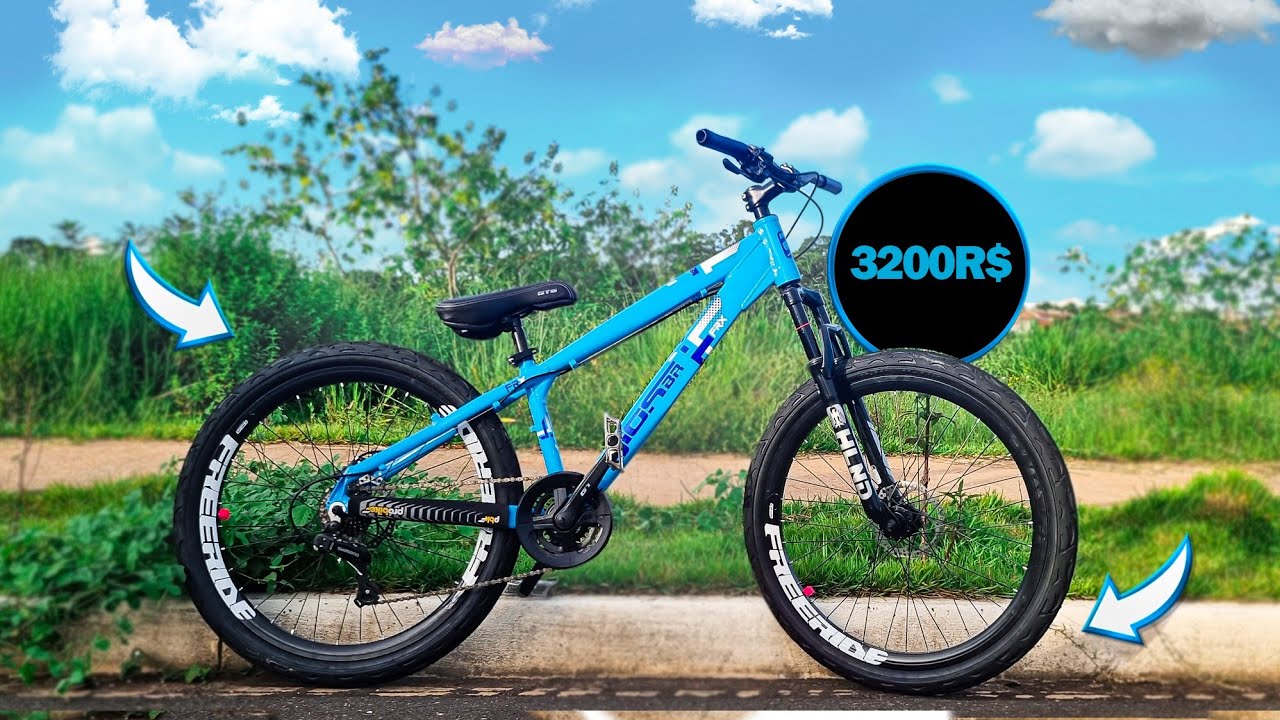 A GIOS FRX CUSTO BENEFÍCIO 2023!!! *bike do grau*🔥😂 