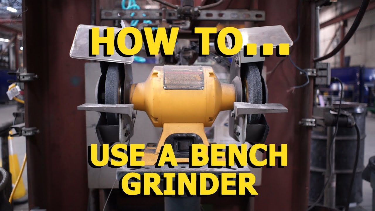 How to use a Bench Grinder - YouTube