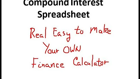 Compound Interest Spreadsheet