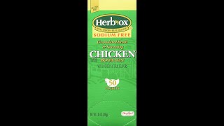 Herb-ox Hormel Herb Ox Chicken Bouillon Sodium Free 50 Packets