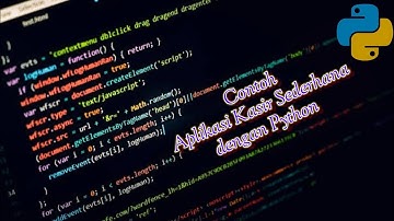 program kasir sederhana dengan python