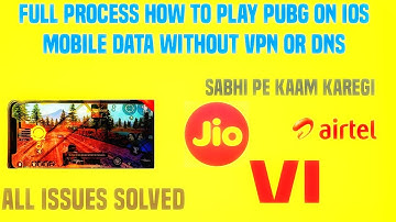 Full Process | How To Play PUBG IN IOS WITHOUT VPN OR DNS | LOW PING UPTO 48 | ALL ERRORS FIXED.