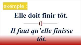 subjonctif verbes en ir 2e groupe