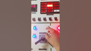 CR panel Annunciation accept & reset . #electrical #electricalwork  #electrician #powersupply